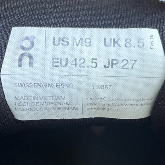 ON Running CLOUDFLYER 4 Men Size M9 Running Shoes Blue Low Cloud 71.98675 - Picture 5 of 17